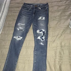 American Eagle Hi- Rise Legging Jean Size 4